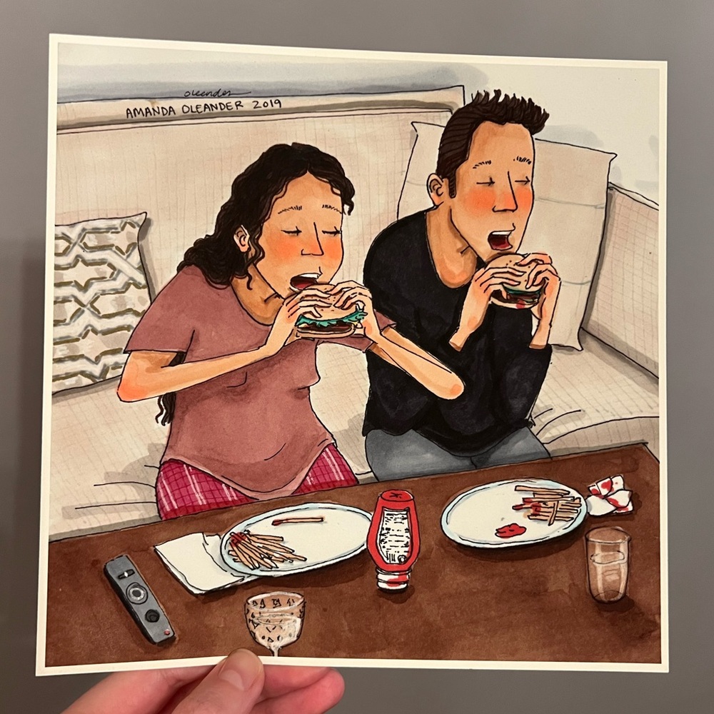 SIGNED Amanda Oleander Art Print - Brand New!